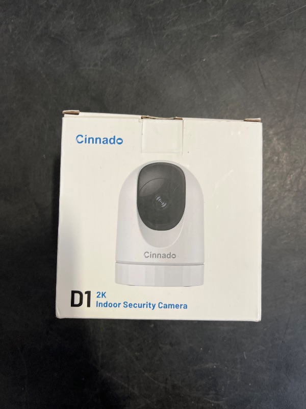 Photo 1 of Cinnado Security Camera Indoor-2K 360° WiFi Cameras for Home Security?Pet/Dog/Baby Camera with Phone app, 2-Way Audio, Night Vision, 24/7 SD Card Storage, Works with Alexa & Google Home (2.4Ghz)-D1