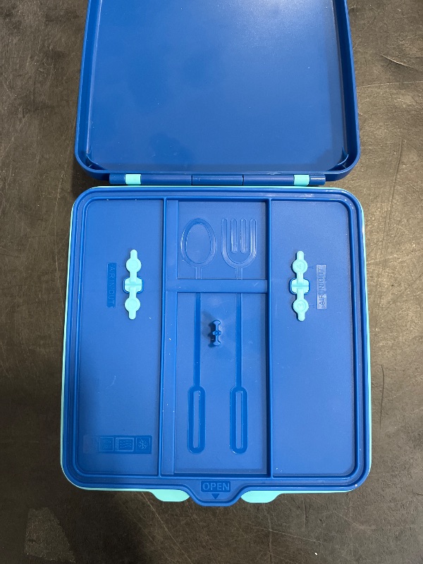 Photo 1 of Fimibuke Bento Lunch Box for Kids, Leak Proof Toddler Bento Box with 4 Compartments BPA Free Dishwasher Safe Lunch Container with Utensils, Ideal Portion Sizes for Ages 3-12 Girls Boys for School