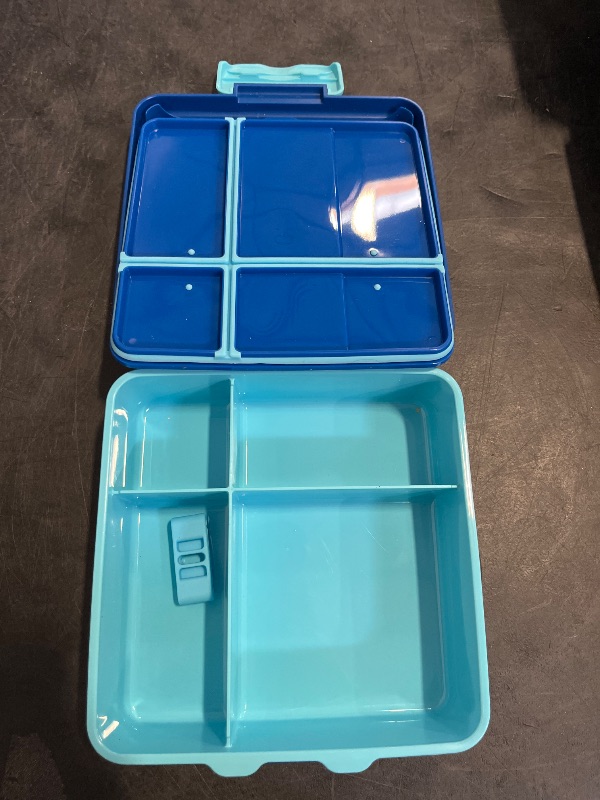 Photo 1 of Fimibuke Bento Lunch Box for Kids, Leak Proof Toddler Bento Box with 4 Compartments BPA Free Dishwasher Safe Lunch Container with Utensils, Ideal Portion Sizes for Ages 3-12 Girls Boys for School