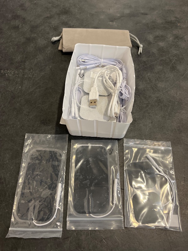 Photo 1 of Etekcity FSA HSA Store Eligible 4-Output TENS Unit, Muscle Stimulator Machine for Pain Relief Physical Therapy, Back, Nerve, Sciatica, Neck, Shoulder,Period Cramp Relaxer,Rechargeable Electric Device