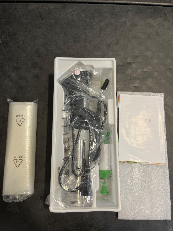 Photo 1 of SOUSVIDE ART Sous Vide Cooker Kit - 1000W Immersion Circulator - 15 Vacuum Bags, Pump, Digital Timer and Temperature Control; Complete Sous Vide Machine Cooking Kit for Home Chefs and Beginners