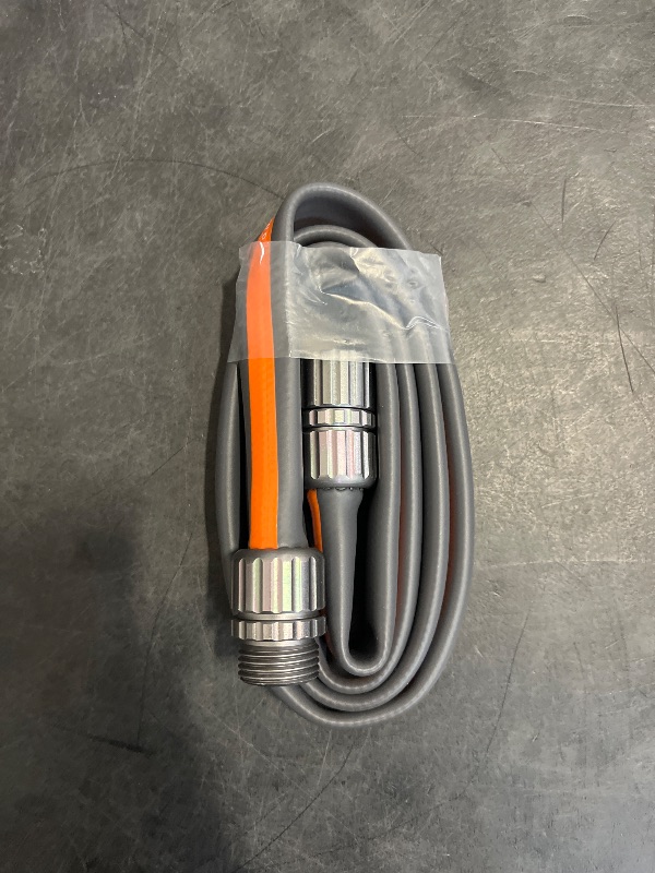 Photo 1 of Giraffe Tools Garden Hose 5FT, 5/8" Lightweight Lay Flat Water Hose, Custom Length, Flexible, Leakproof Hybrid Hose Pipe with Male to Female Fitting