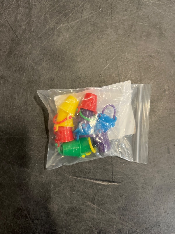 Photo 1 of Toyvian Sand Toys 10pcs Plastic Buckets 2.5cm/1inches Mini Plastic Beach Pail Beach Toy Sandbox Buckets Toys for Doll Water Buckets Handmade Small Buckets Model Beach Toys