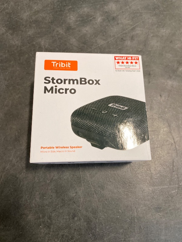 Photo 1 of Tribit StormBox Micro Portable Bluetooth Speaker IP67 Waterproof Dustproof Outdoor Bike Speaker