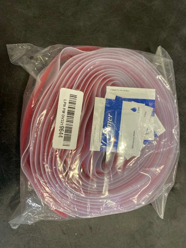 Photo 1 of Elvone T-Shaped Door Draft Stopper, 1.97 in x 20 Ft Silicone Seal Strip for Windows Gaps, 1.8mm Thickest Seal Strip Weather Stripping Shower Sweep, Clear