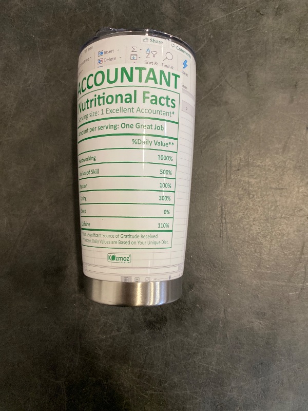Photo 1 of Kozmoz Inspire Accountant cup -Accountant funny mug-accounting gift-cpa gifts-accounting graduation gifts-Tumbler Gifts for Accountant, na CPA,CFO, Coworkers, Tumbler 20 oz