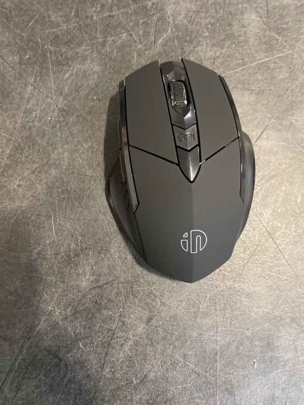 Photo 1 of INPHIC Multi-Device Bluetooth Mouse Wireless, Rechargeable, USB Receiver, 6 Buttons, Ergonomic for Laptop, Computer, Mac, PC etc.