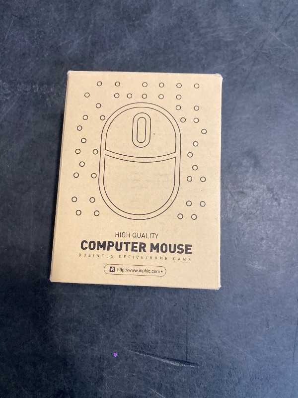 Photo 1 of INPHIC Multi-Device Bluetooth Mouse Wireless, Rechargeable, USB Receiver, 6 Buttons, Ergonomic for Laptop, Computer, Mac, PC etc.