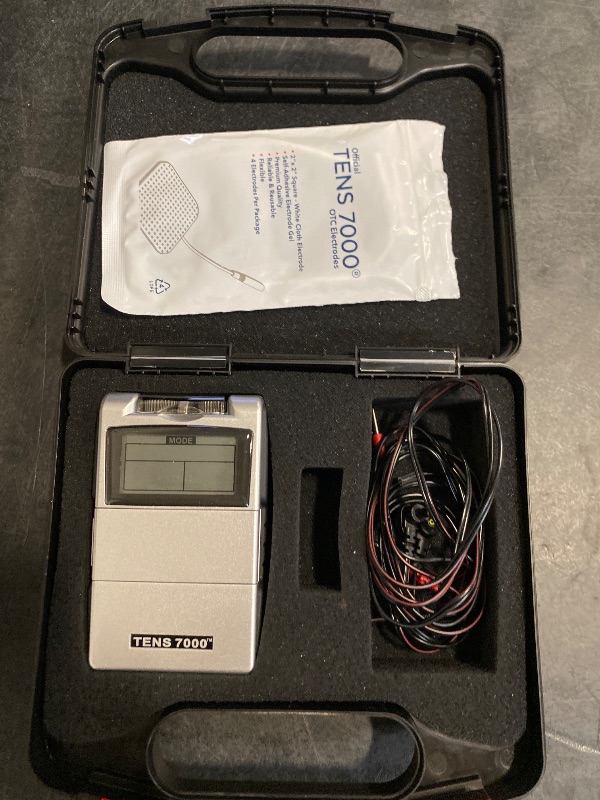 Photo 1 of TENS 7000 Digital TENS Unit with Accessories - Muscle Stimulator Machine for Back Pain Relief, Sciatica, Neck, Nerve, Shoulder, Hip, Elbow, Muscle Pain Relief