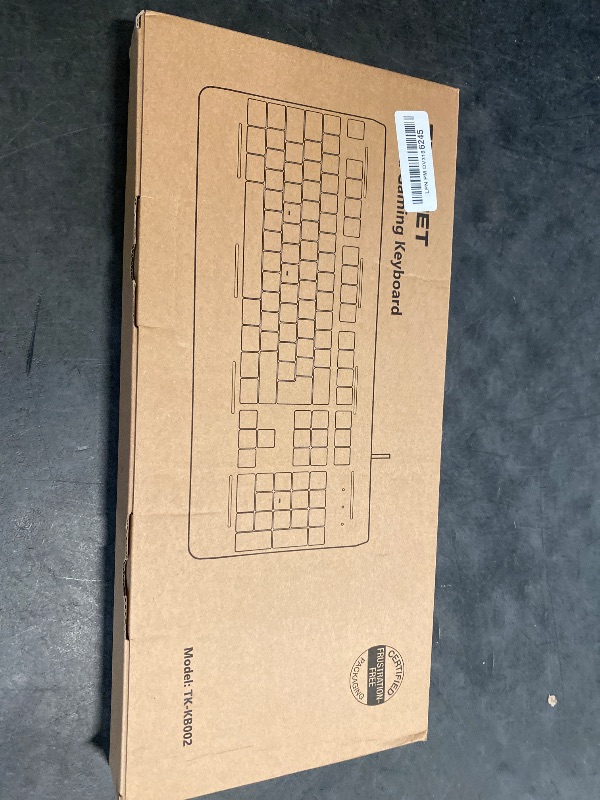 Photo 1 of TECKNET Gaming Keyboard, USB Wired Computer Keyboard, 15-Zone RGB Illumination, IP32 Water Resistance, 25 Anti-ghosting Keys, All-Metal Panel (Whisper Quiet Gaming Switch)