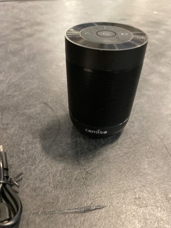 Photo 1 of comiso Bluetooth Speaker,5.3 Bluetooth Speakers Wireless,TWS Stereo Pairing,Built in Mic,360 HDSound,IP65 Waterproof Speaker,Support TF Card, for Home/Party/Outdoor/Beach, Gift for Men/Women-Black