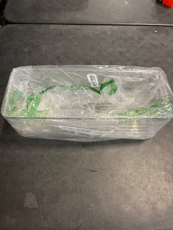Photo 1 of InterDesign iDesign Recycled Plastic Stackable Storage Bin with Handles - Clear