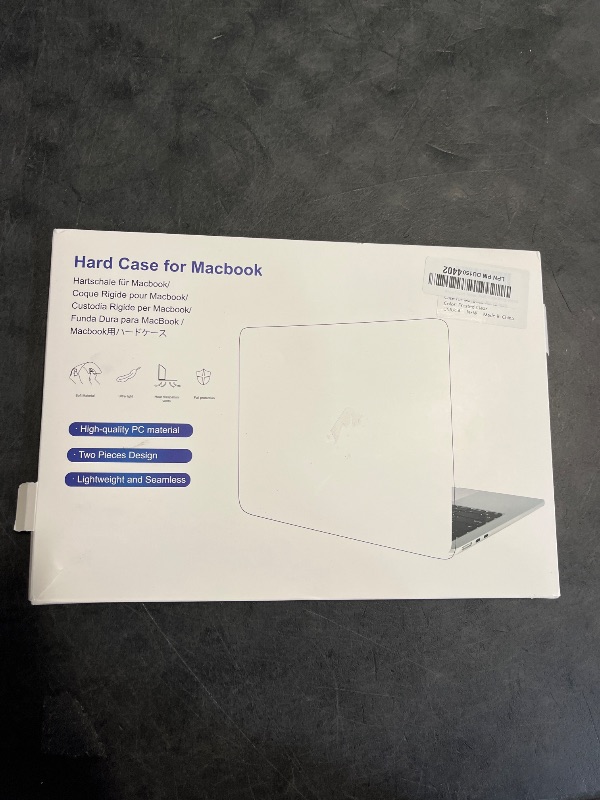 Photo 1 of BlueSwan Anti-Cracking Hard Shell Case Compatible with MacBook Air 13 inch, M1 Chip 2018-2021 Model A2337 A2179 A1932, Anti-Fingerprint Soft TPU Bumper, Frosted Clear