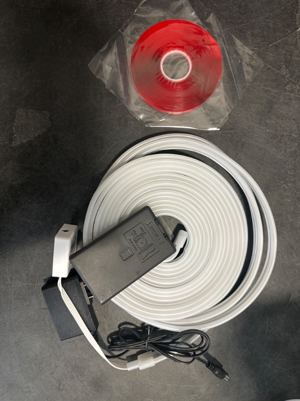 Photo 1 of SILFU Neon Rope Lights, 19.68FT RGB Led Strip Lights, Waterproof IP67, DIY Design, Music Sync, 24 Keys Remote Control, Multiple Modes, for Living Room, Bedroom, Holiday Decoration
