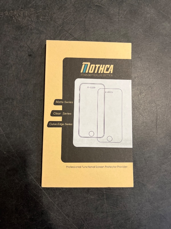 Photo 1 of Mothca Matte Glass Screen Protector for iPhone XR/iPhone 11 [6.1-inch] Anti-Glare & Anti-Fingerprint, 9H Hardness Tempered Glass Film, Case Friendly Easy Installation Bubble Free - Smooth as Silk