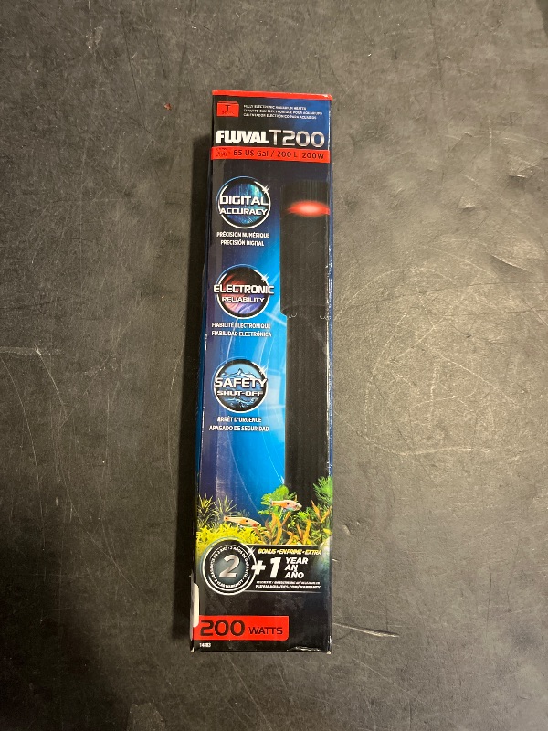 Photo 1 of Fluval T200 Fully Electronic Heater for Freshwater Aquariums up to 65 Gal.