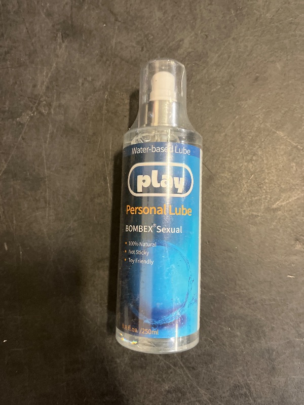 Photo 1 of BOMBEX Water Based Lube - Personal Lubricant, Natural Lubricants for Women,Men,Couples,Chemical Free,Silky Smooth,Non-Staining,Condom & Toys Safe,Long-Lasting Liquid Lube,8 Fl Oz