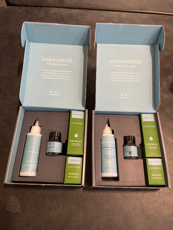 Photo 1 of Colorsmith Hair & Beard Color for Blending Grays 2 pack - Dark Blonde - Ammonia-Free Complete Men’s At-home Beard & Hair Dye Kit, Professional-grade Demi-Permanent Hair Color (7.0)