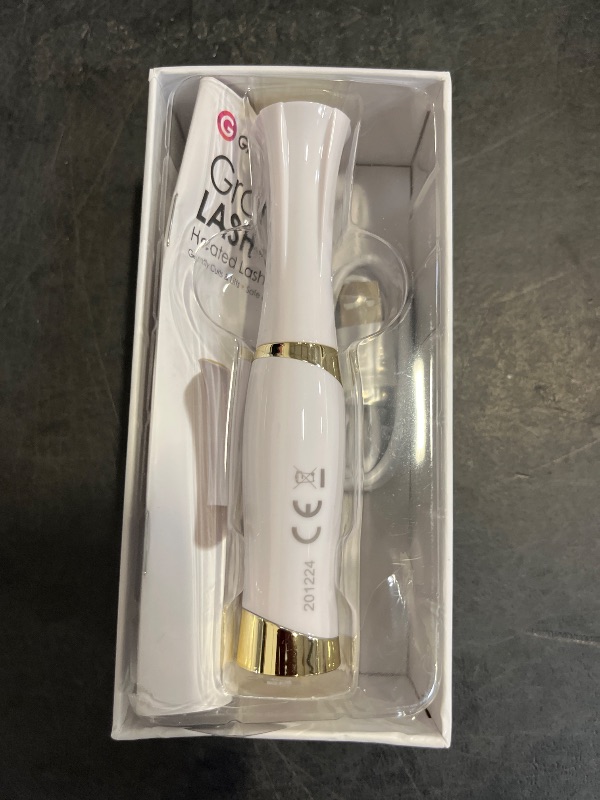 Photo 1 of Grande Cosmetics LASH-LIFT Heated Lash Curler, Rechargeable and Travel Friendly, 2 Heat Settings, White