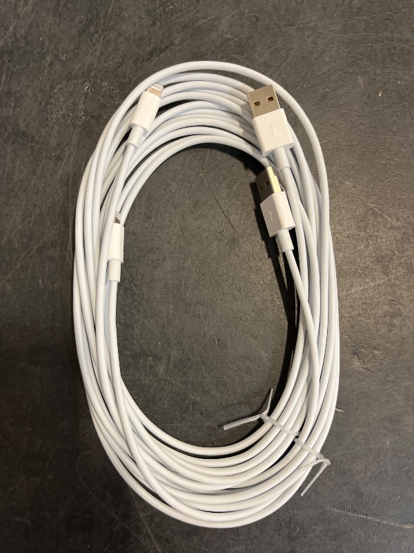 Photo 1 of 2pack 10ft iPhone Charger, [Apple MFi Certified] Long iPhone Charger Cord 10 ft, Apple Lightning to USB Cable, 10 Foot Fast Charging Cords for iPhone Charger 14/13/12/11/13 Pro/13 Max/X/XS/XR/XS