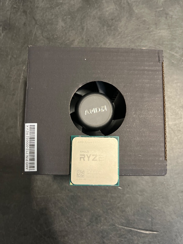 Photo 1 of AMD Ryzen 5 5500 6-Core, 12-Thread Unlocked Desktop Processor with Wraith Stealth Cooler