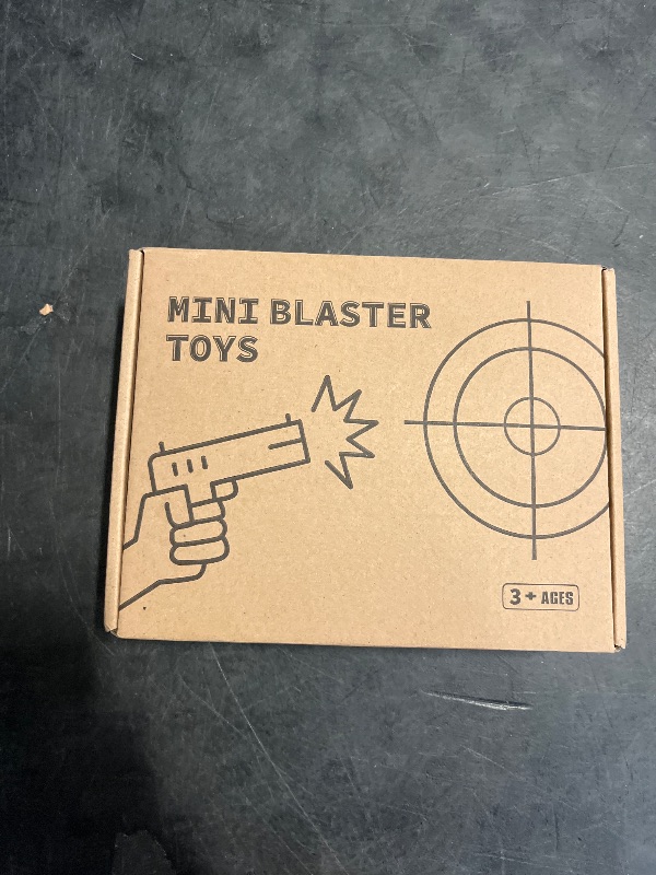 Photo 1 of 2 Pack Mini Blaster Guns Set for Nerf, Small Toys Pistol for Boys Birthday Gifts, for Kids Toddlers Age 3-5 5-7 8-12 Year Olds - 20 Refill Foam Darts 2 Wristbands