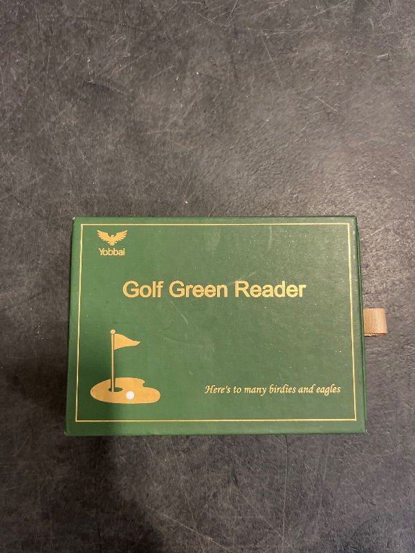 Photo 1 of Yobbai SlopeVision Pro Golf Green Reader with Hat Clip, Horizontal Bubble Level & Golf Ball Marker – High Precision Green Reading Aid, Ideal Golf Gift for Men & Women (Black&Green)