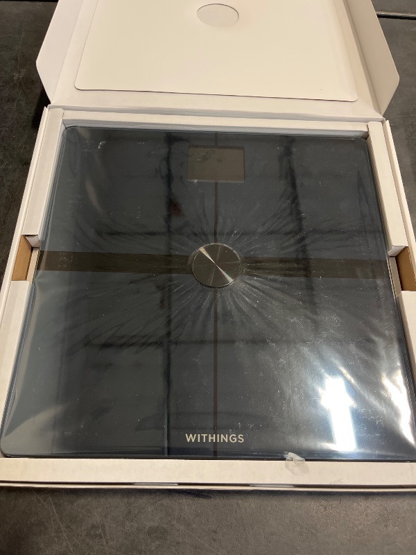 Photo 1 of WITHINGS Body Smart - Accurate Scale for Body Weight and Fat Percentage, Body Composition Wi-Fi and Bluetooth Weight Scale, Baby Weight Scale, Smart Scale Apple Health Compatible, Bathroom Scale