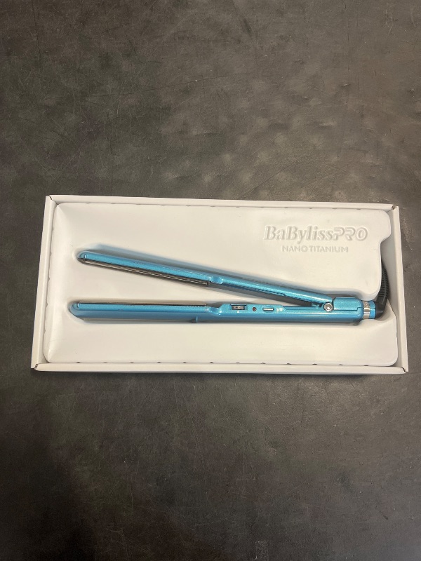 Photo 1 of BaBylissPRO Flat Iron Hair Straightener, 1 Inch Nano Titanium, Hair Styling Tools & Appliances, BNT4072TUC