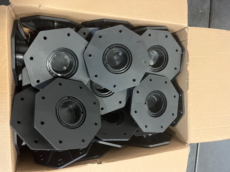 Photo 1 of 30 PCS Adjustable Deck Support Deck Blocks Plastic Pedestal Paver, Shed Foundation Base Deck Block Floor Raising 1-3/16" to 2-3/8", Joist Support Pedestals for Wood WPC Aluminum Foundation Kit