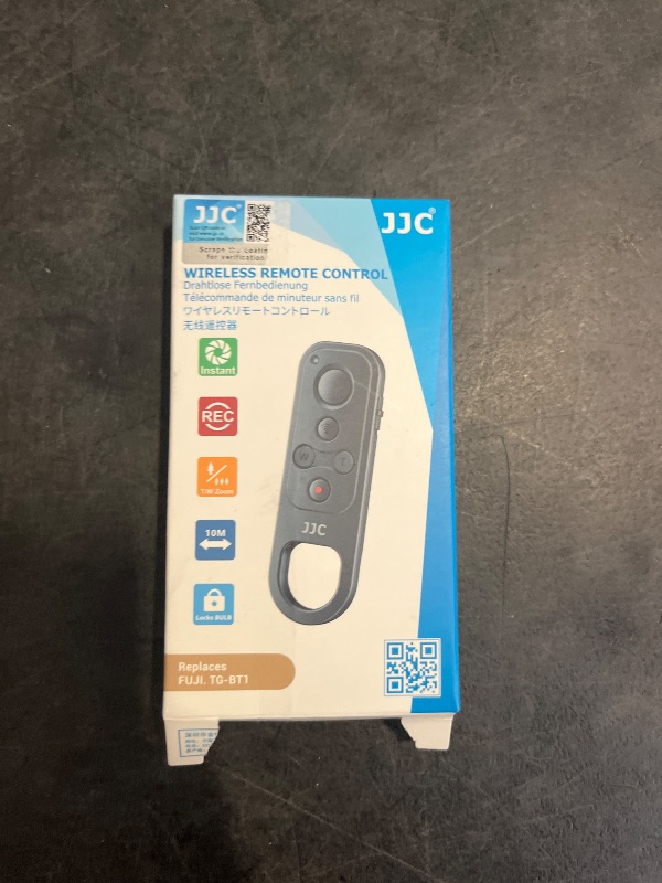 Photo 1 of JJC Bluetooth Wireless Remote Control for Fujifilm Fuji X100VI X-T5 X-T4 X-T3 X-T50 X-T30 II X-T30 X-S20 X-S10 X-H2S X-H2 Camera, Camera Zoom Remote Controller Replaces Fujifilm TG-BT1 Tripod Grip