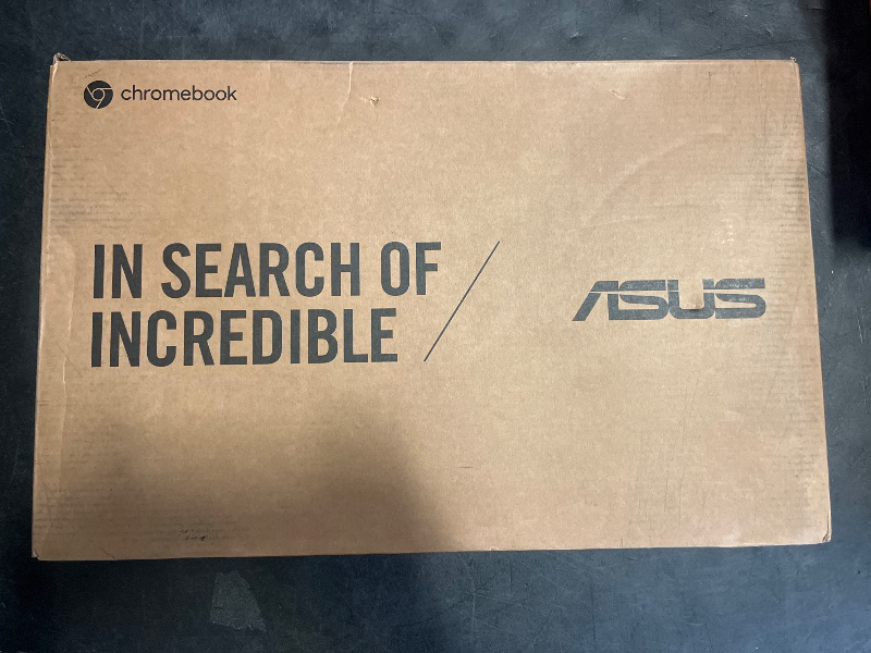 Photo 1 of ASUS Chromebook CX1, 14" FHD, Intel® Celeron N4500 Processor, 64GB Storage, 4GB RAM, ChromeOS, Transparent Silver, CX1400CKA-AS44F