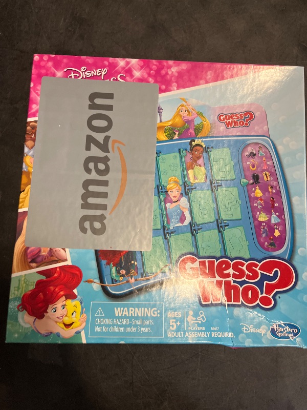 Photo 1 of Hasbro Gaming Guess Who? Disney Princess Edition Kids Board Game, Fun Game for Families and Kids Ages 5 and Up, Preschool Games (Amazon Exclusive)
