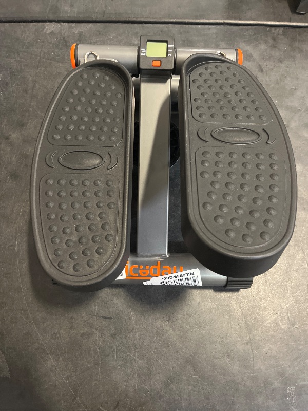 Photo 1 of Niceday Steppers for Exercise, Mini Stair Stepper with Resistance Bands at Home Workout Equipment with 300LBS Loading Capacity, Hydraulic Fitness Stepper with LCD Monitor