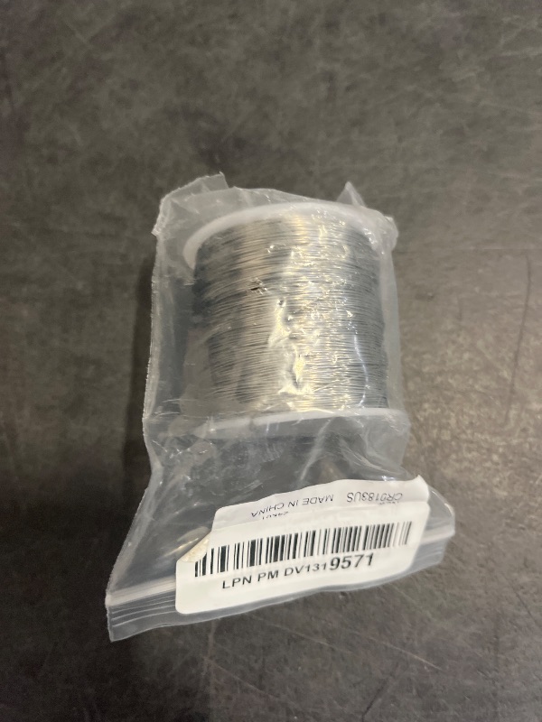 Photo 1 of cridoz 24 Gauge Stainless Steel Wire for Jewelry Making, Bailing Wire Snare Wire Wrapping for Craft and Jewelry Making