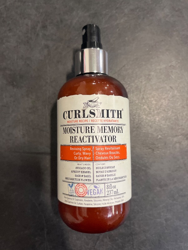 Photo 1 of CURLSMITH - Moisture Memory Reactivator - Vegan Refresher Leave In Conditioner for Wavy, Curly and Coily Hair (8oz)