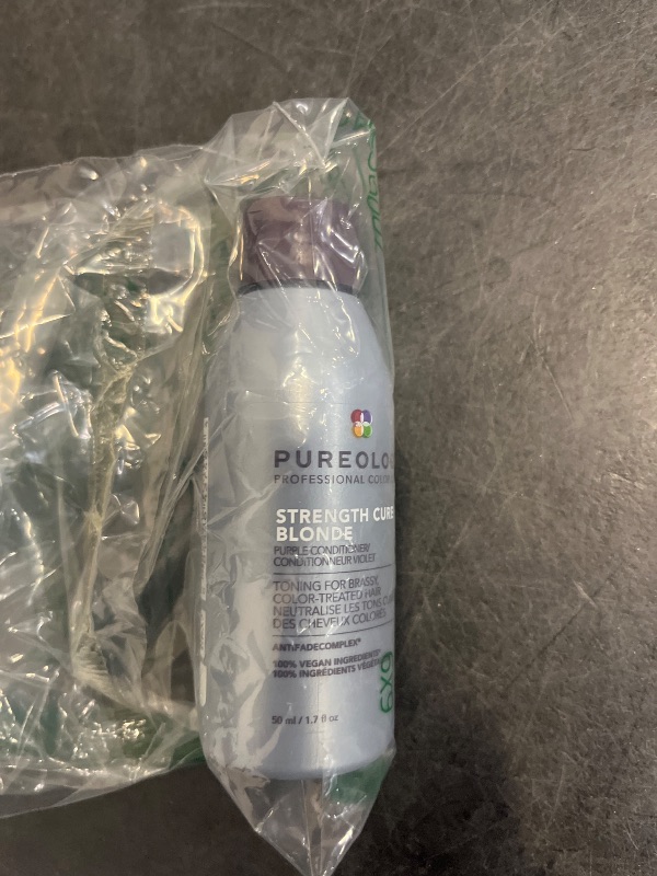 Photo 1 of Pureology Strength Cure Blonde Purple Conditioner for Blonde & Lightened Color-Treated Hair, 1.7 Fl Oz