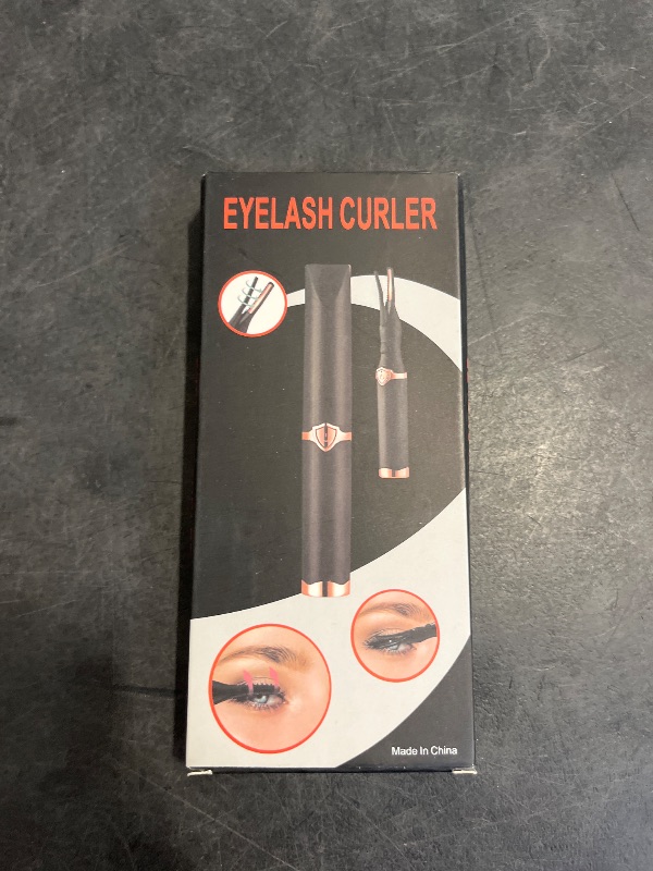 Photo 1 of Heated Eyelash Curler - Fast Heat up in 8s - 3 Heat Modes with USB Rechargeable - Electric Eyelash Curlers - Natural Curling 24 Hours Long Lasting, Anti-Burn Eyelid, Black B1