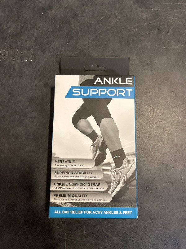 Photo 1 of ABIRAM Foot Sleeve (Pair) with Compression Wrap, Ankle Brace For Arch, Ankle Support, Football, Basketball, Volleyball, Running, For Sprained Foot, Tendonitis, Plantar Fasciitis