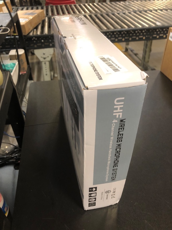 Photo 1 of ZERFUN Rechargeable Wireless Microphone System 4 Channel Pro, UHF Metal Handheld Wireless Mics Cordless for Church Karaoke Singing with Bluetooth Echo Volume Control, 4x50 Frequency(MU-898)