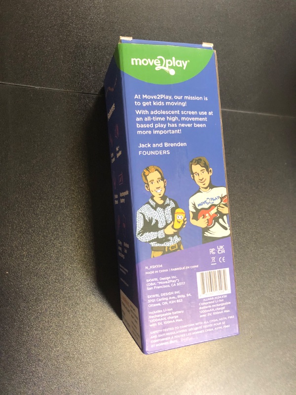 Photo 1 of Move2Play, Kids Karaoke Microphone | Includes Bluetooth & Pre-Loaded Songs | Christmas & Birthday Gift | Toy for All Ages - 2, 3, 4, 5, 6+ Year Old Girls, Boys & Toddlers