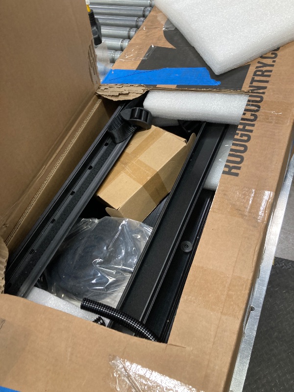 Photo 1 of Rough Country Hard Roll Up Bed Cover for Chevy Silverado/GMC Sierra 1500 (2019-2025) - Fits 5'10 (70") Bed, Low-Profile Tonneau Cover