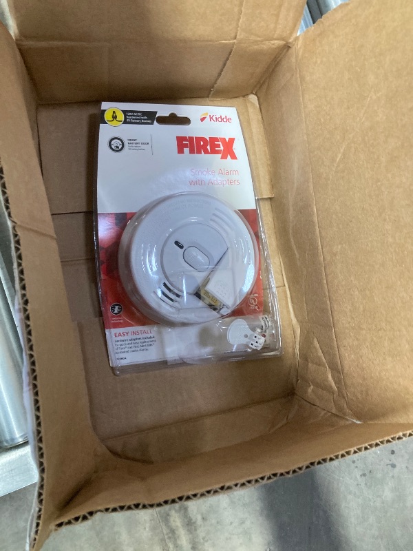 Kidde Firex Hardwired Smoke Detector with Ionization Sensor and ...