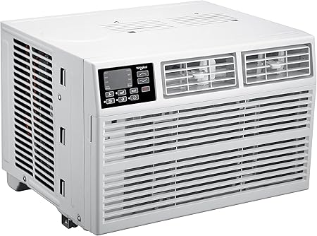 Photo 1 of ***parts only***Whirlpool WHAW151CW 15,000 BTU Air Conditioner with Dehumidifier, 115V, Window AC 700 Sq. Ft, Living Room, Bedroom, or Kitchen, with Remote Control, Auto-Restart, and 24H-Timer, Bright White
