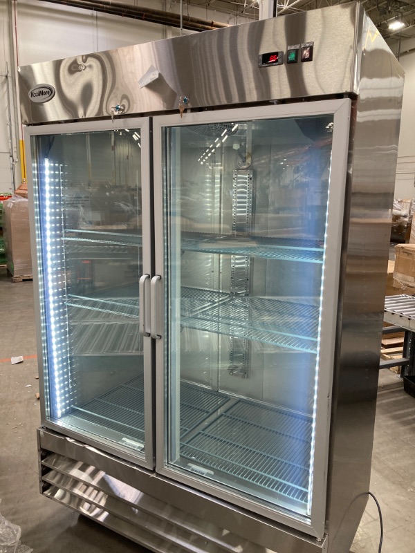 Photo 1 of KoolMore RIF-2D-GD Commercial Upright, Freezer Double Door, Stainless Steel