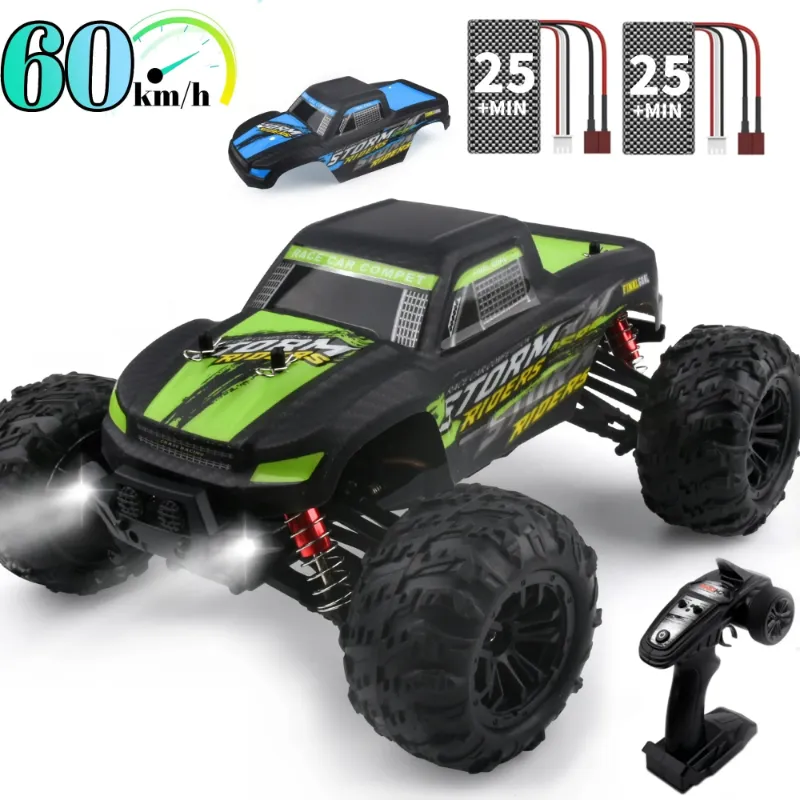 Photo 1 of ****DOES NOT HOLD A CHARGE****RC Cars 1: 16 Scale All Terrain 4x4 Remote Control Car for Adults & Kids, 40+MPH Waterproof Off-Road RC Trucks, 2.4Ghz Radio Controller, 2 Batteries, 2 Car Bodies
