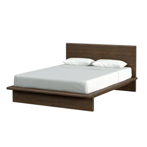 Photo 1 of ***MISSING HEAD BOARD****Halmstad Wood Panel Bed(king)
