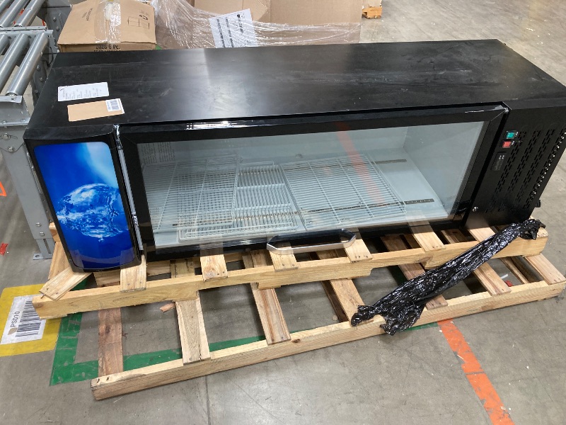 Photo 2 of ***PARTS ONLY***
PrecisionAuto 11.3 Cu.Ft Commercial Display Refrigerator, Beverage Cooler, Double-Paned Glass Door Merchandiser Display Fridge, Display Refrigerator Drink Cooler Case Fridge with Led Light, Black