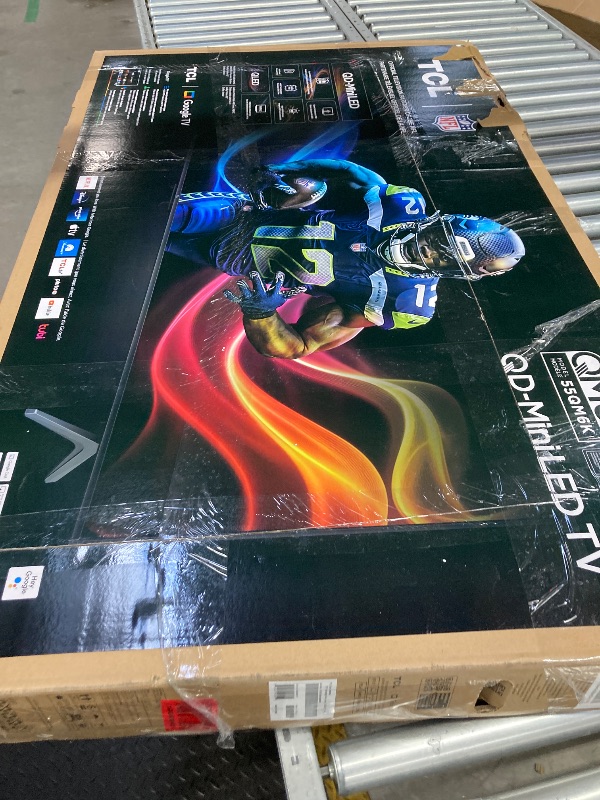 Photo 1 of TCL 55-Inch QM6K QLED 4K Smart QD-Mini LED TV with Google TV (55QM6K, 2025 Model) Dolby Vision IQ, Dolby Atmos, HDR, Game Accelerator up to 240Hz, Voice Remote, Works with Alexa, Streaming Television