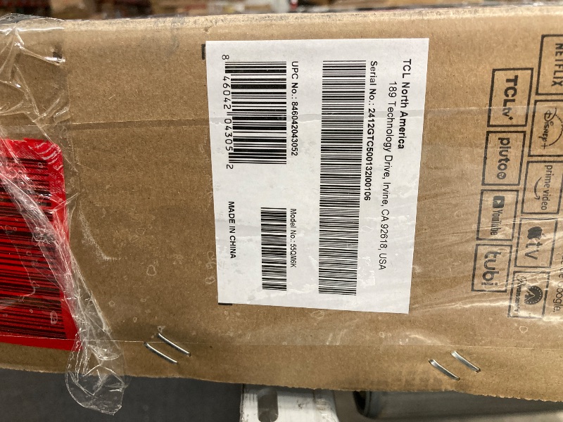 Photo 1 of TCL 55-Inch QM6K QLED 4K Smart QD-Mini LED TV with Google TV (55QM6K, 2025 Model) Dolby Vision IQ, Dolby Atmos, HDR, Game Accelerator up to 240Hz, Voice Remote, Works with Alexa, Streaming Television